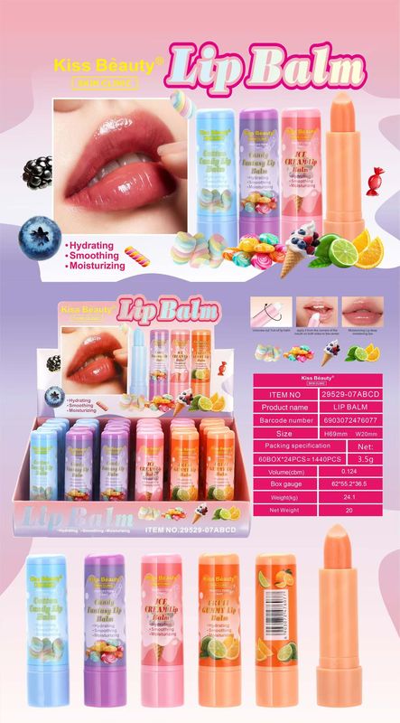 KISS BEAUTY LIP BALM MOD. TULIPAN NEGRO