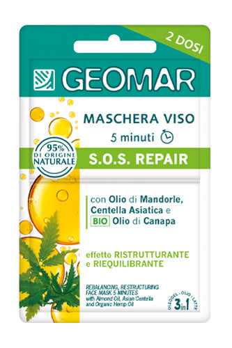 GEOMAR MASCHERA VISO S.O.S. REPAIR 2 DOSI