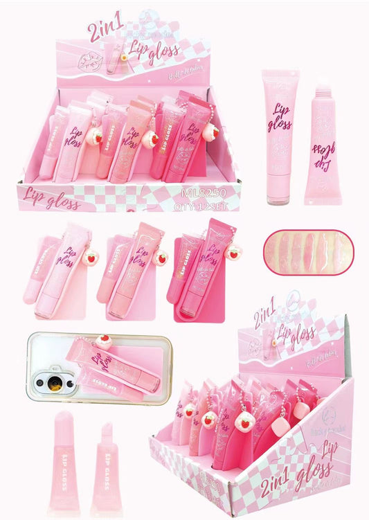 ADESIVO COVER + 2 LIP GLOSS CHARM