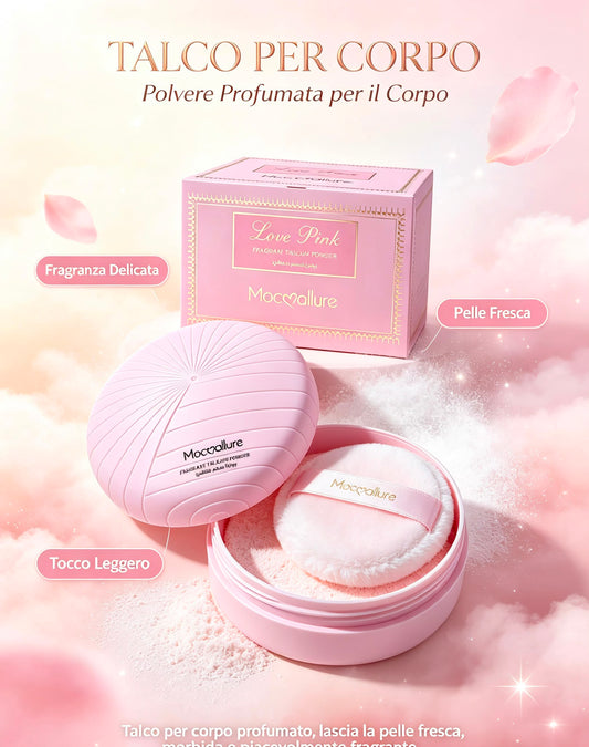 PREORDER - Talco Profumato 100gr + Maxi Puff  - varie fragranze