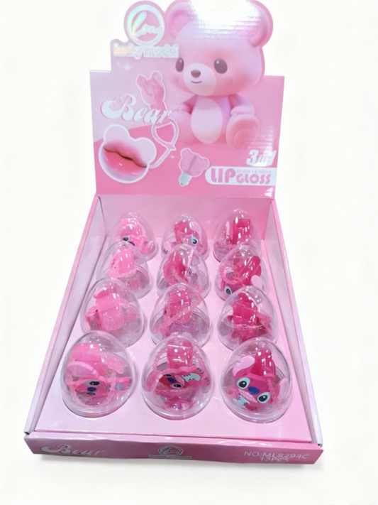 OVETTO STITCH CON LIP GLOSS E PORTACHIAVI